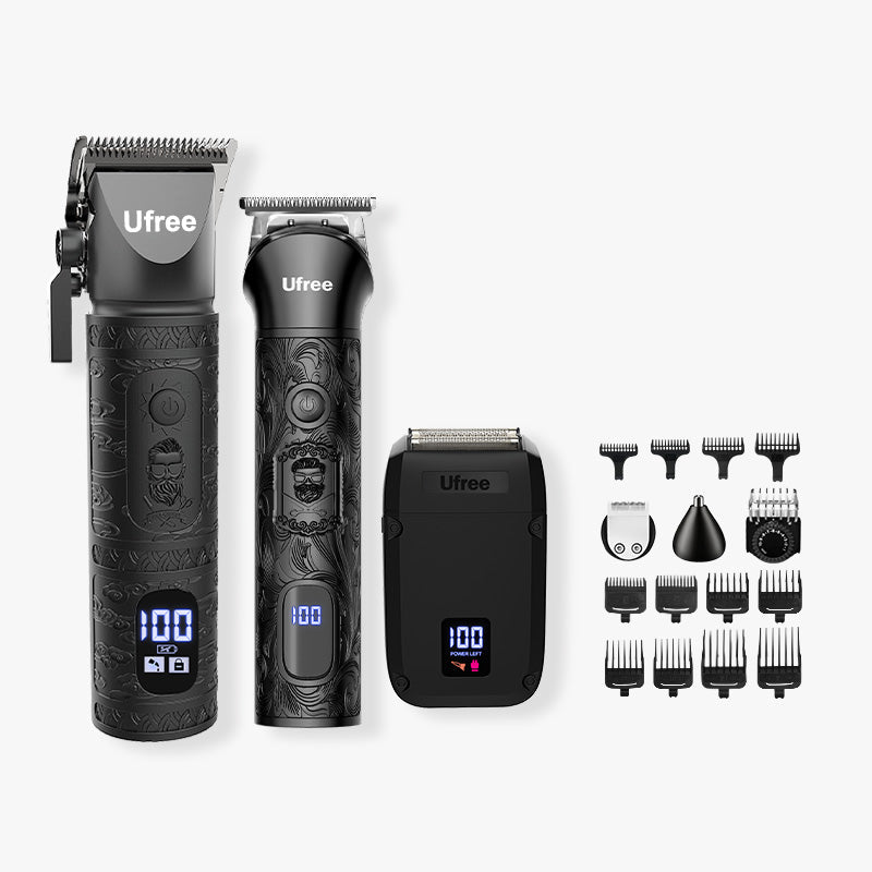 Ufree 3 - in - 1 Clipper & Trimmer & Foil Shaver Combo Set - AMU-2116-Q321-SF