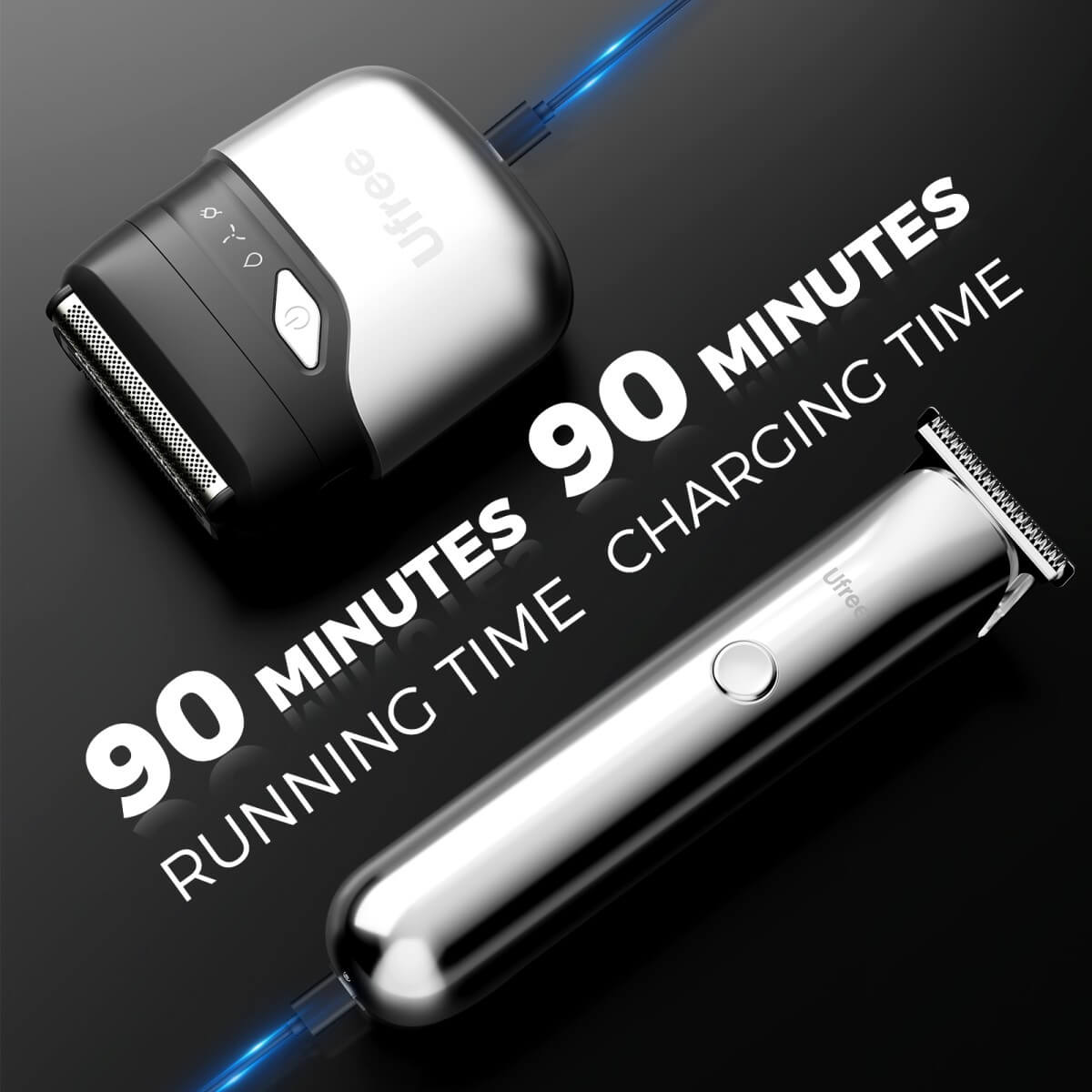 Ufree Beard Trimmer Foil Shaver Travel Set - AMU-6216-Q311-SF