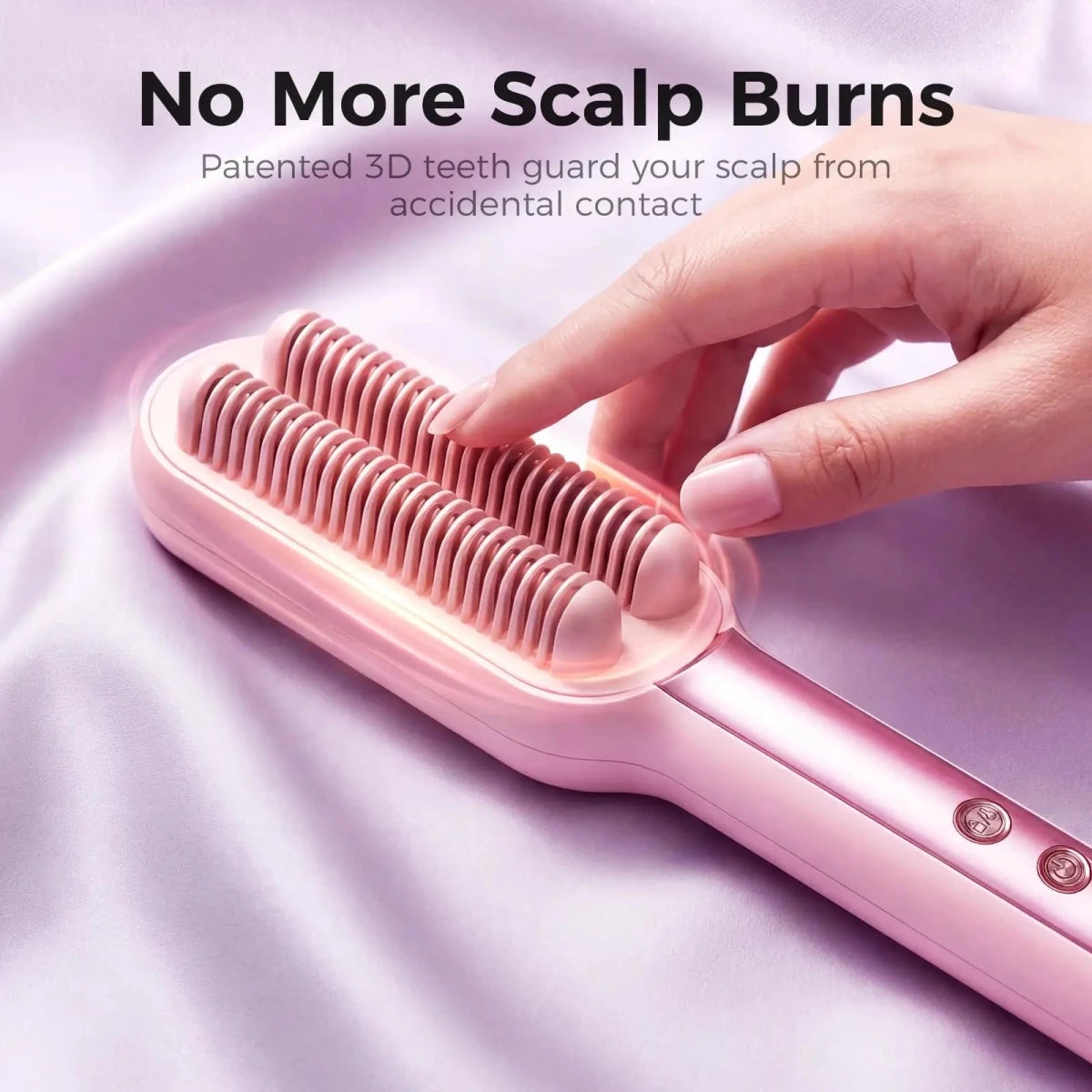 Ufree Double - Row Negative Ions Hair Straightener Brush - DTCUF-S106001
