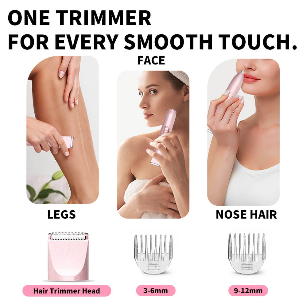 Ufree Bikini Trimmer Electric Razors for Women Dual Head - AMU-7118-Q311-