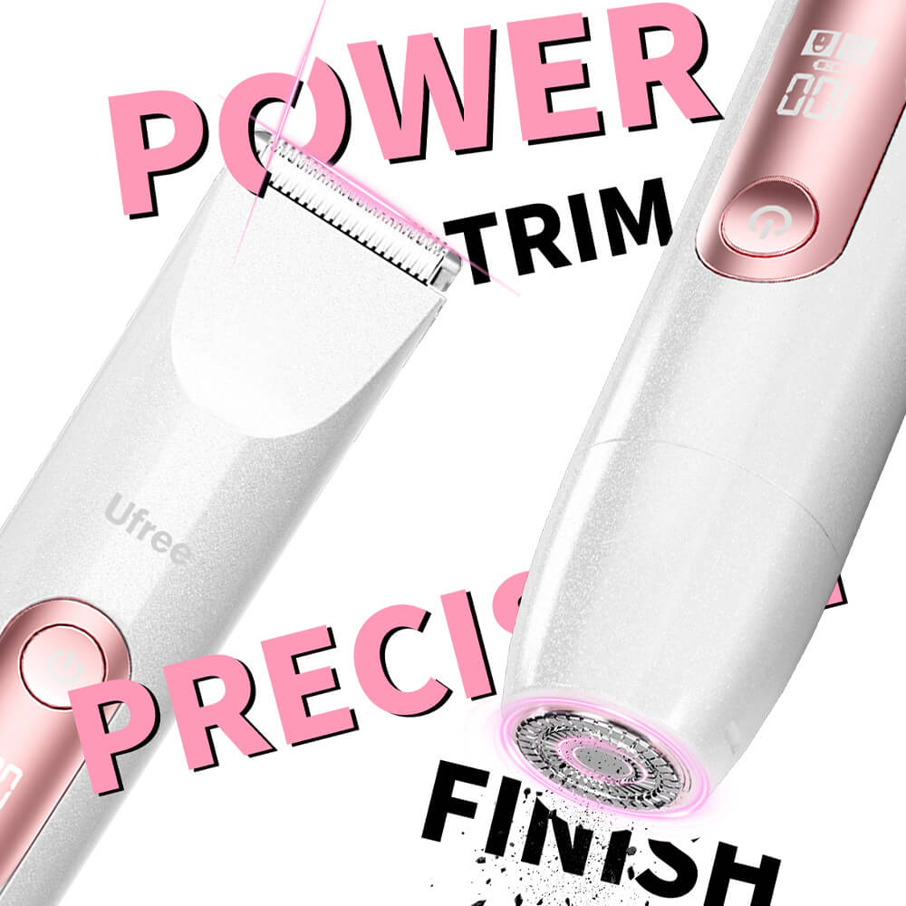 Ufree Bikini Trimmer Electric Razors for Women Dual Head - AMU-7118-Q321 -
