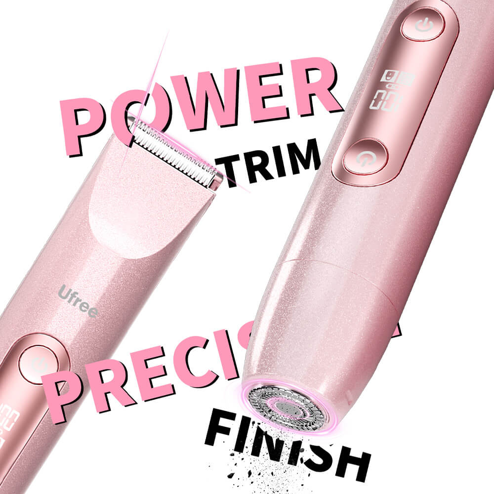 Ufree Bikini Trimmer Electric Razors for Women Dual Head - AMU-7118-Q311 -