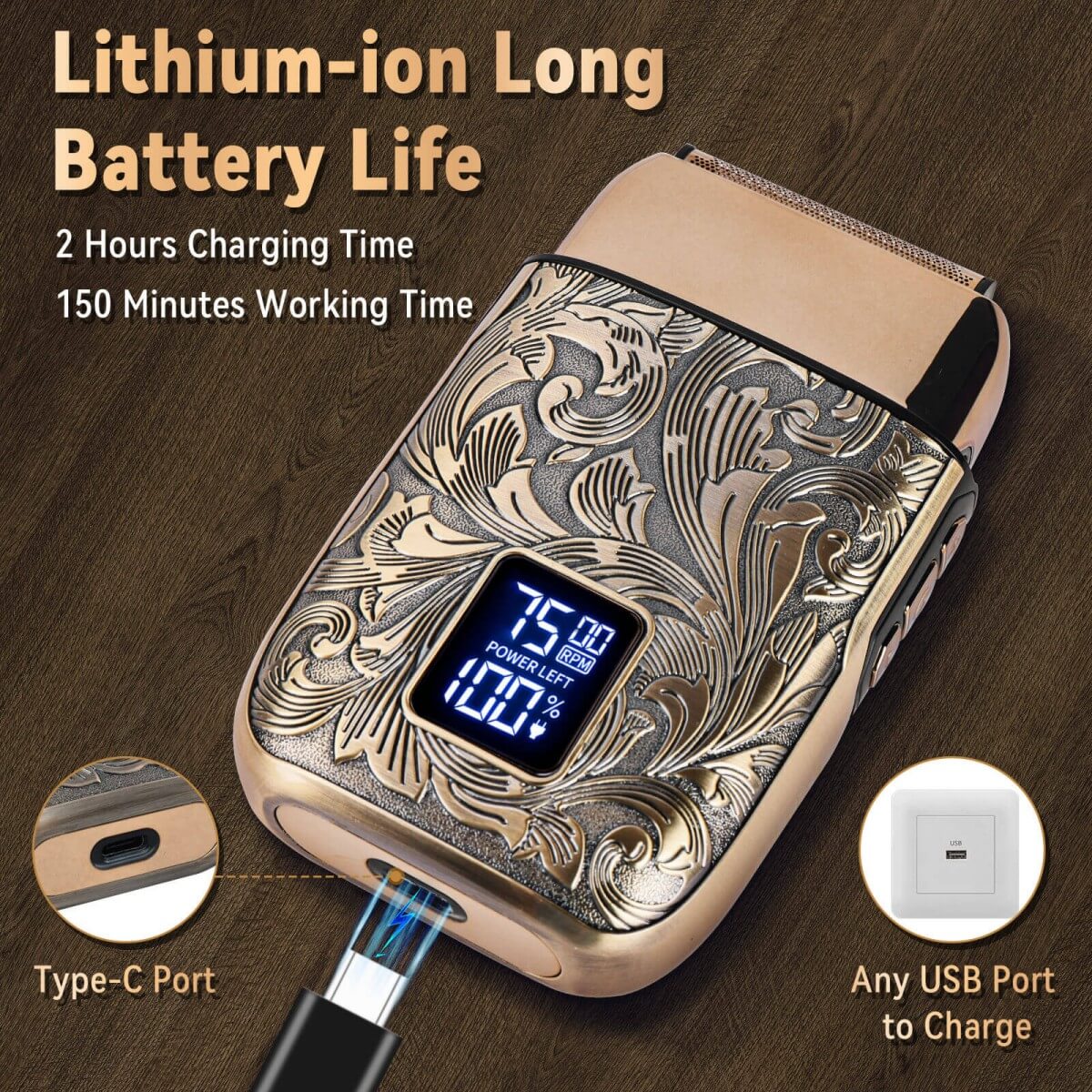 Ufree Grooming Electric Foil Shaver - AMU-1668-Q311-MP