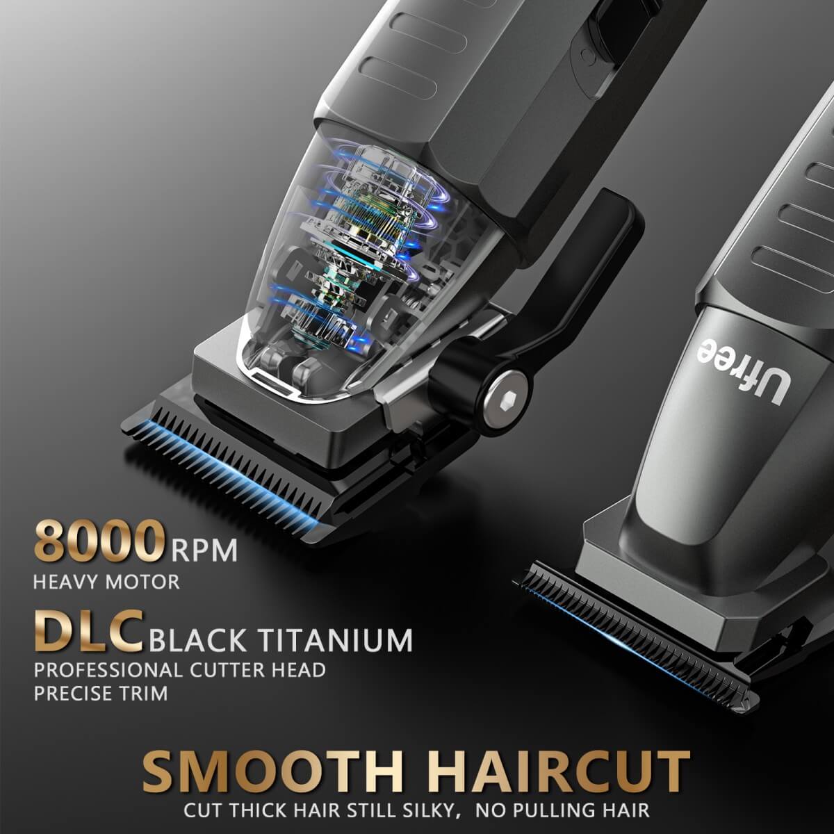 Ufree Hair Clipper with Barber Bag Set - AMU-858-Q311-SF