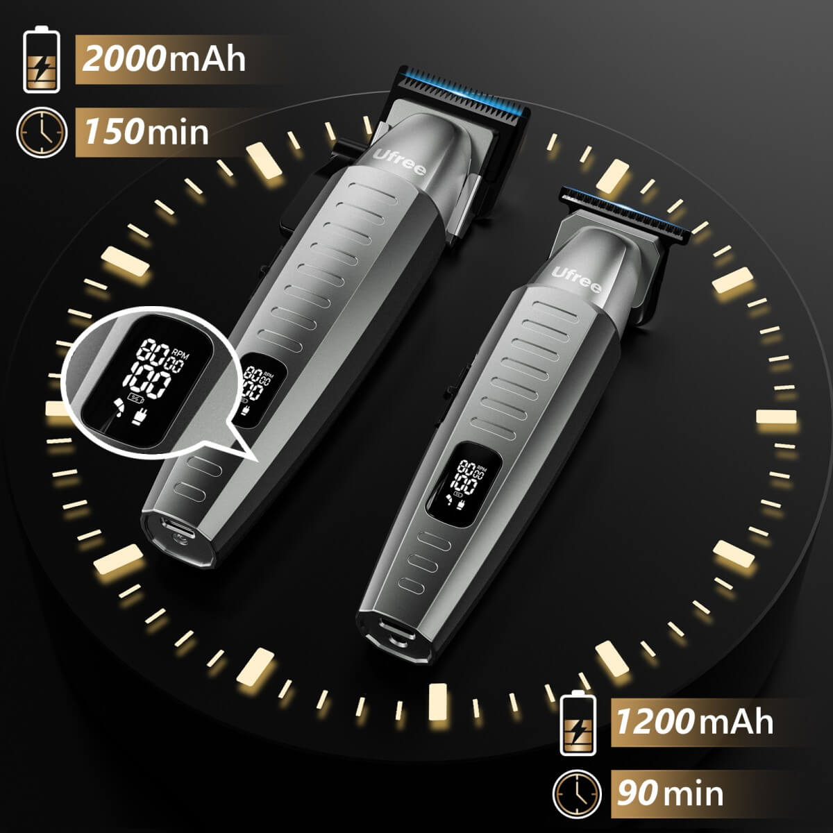 Ufree Hair Clipper with Barber Bag Set - AMU-858-Q311-SF