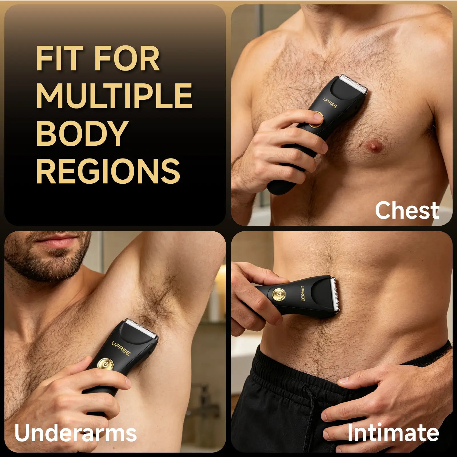 Ufree Groin &amp; Body Trimmer For Men