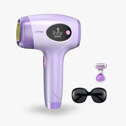 Ufree At-Home IPL Laser Hair Removal Device - Permanent Painless Hair Remover for Face, Bikini Line, Legs, Underarms - 990,000 Flashes