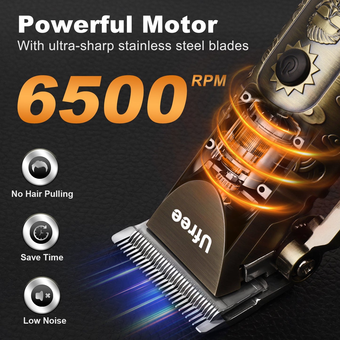 Ufree 3 - in - 1 Beard Trimmer Hair Clipper Set - AMU-2116-Q321-SF