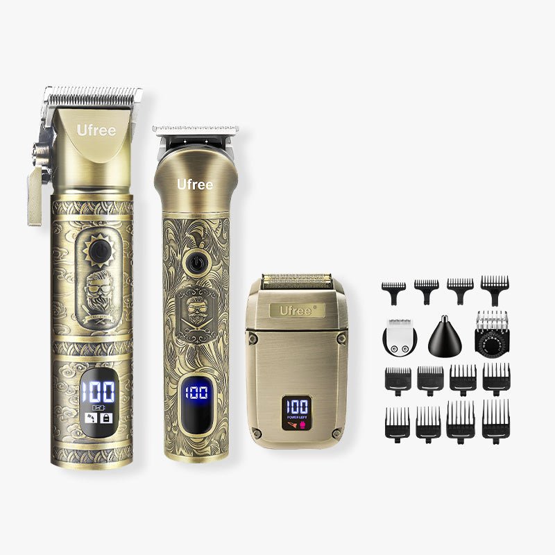 Ufree 3 - in - 1 Clipper &amp; Trimmer &amp; Foil Shaver Combo Set - AMU-2116-Q311-SF