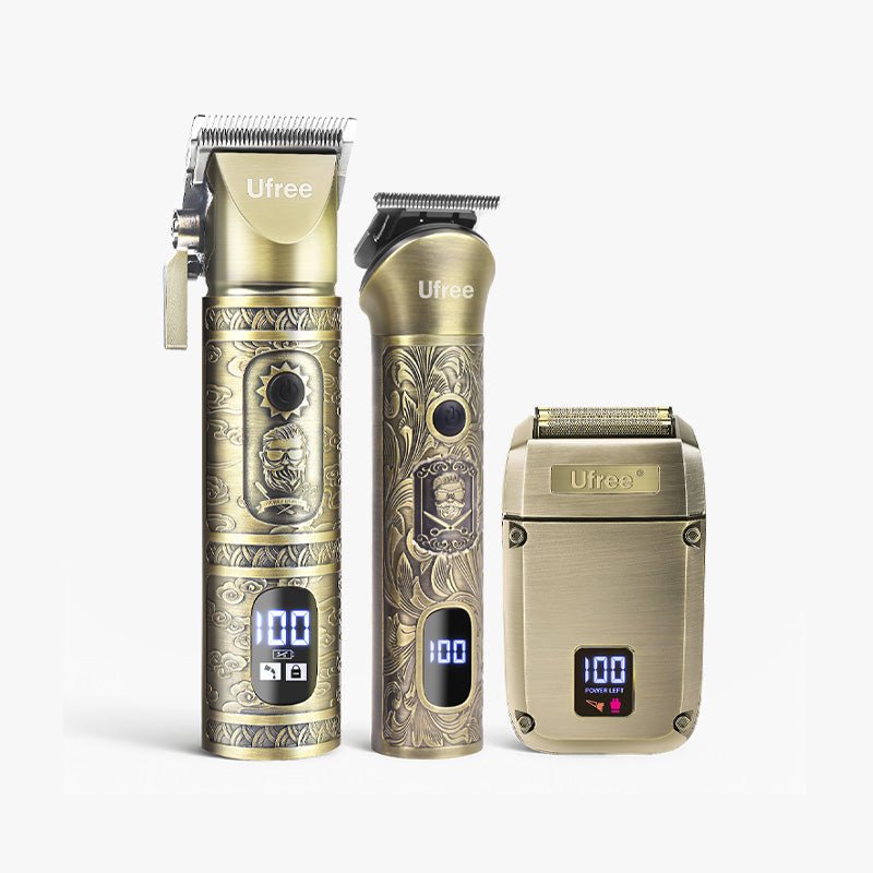 Ufree 3 - in - 1 Clipper &amp; Trimmer &amp; Foil Shaver Combo Set - AMU-2116-Q311-SF