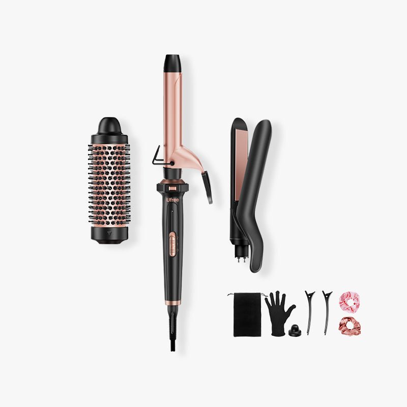 Ufree 3 in 1 Curling Iron Wand Set - AMU-3166S-M312-SF
