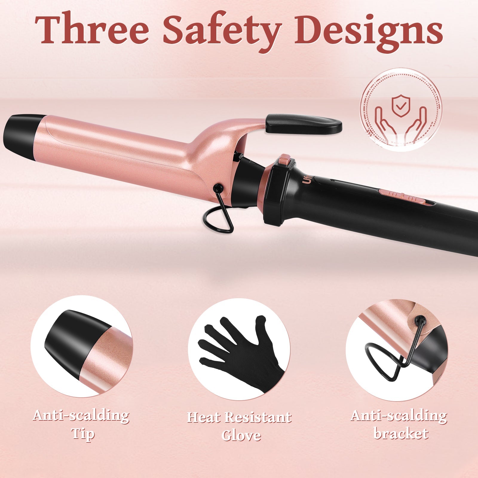Ufree 5 - in - 1 Curling Iron Wand Set - U-3166-Q311-MP