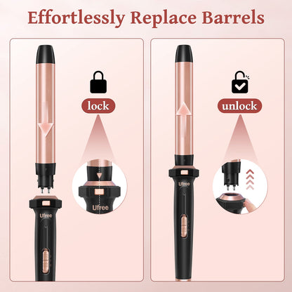 Ufree 5 - in - 1 Curling Iron Wand Set - U-3166-Q311-MP