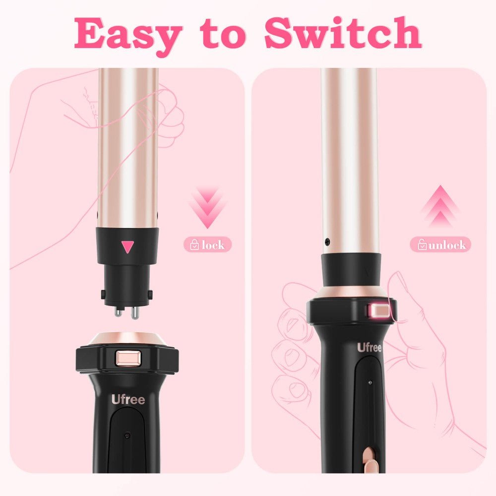 Ufree 5-in-1 Curling Iron Wand Set - U-3166-Q311-MP