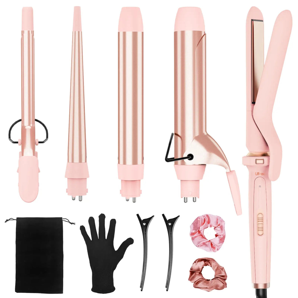 Ufree 5-in-1 Curling Iron Wand Set - U-3166-Q331-MP-2