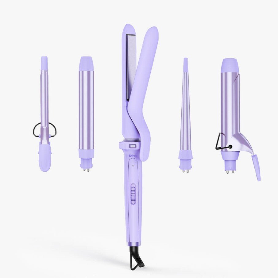 Ufree 5 in 1 Curling Iron with Ceramic Barrels - AMU-3166-Q331-SF