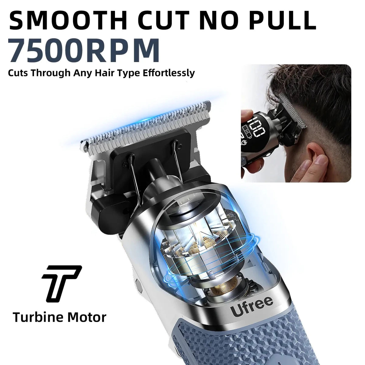 Ufree 6 - in - 1 Professional Beard Trimmer for Men - AMU-2256-Q311-SF