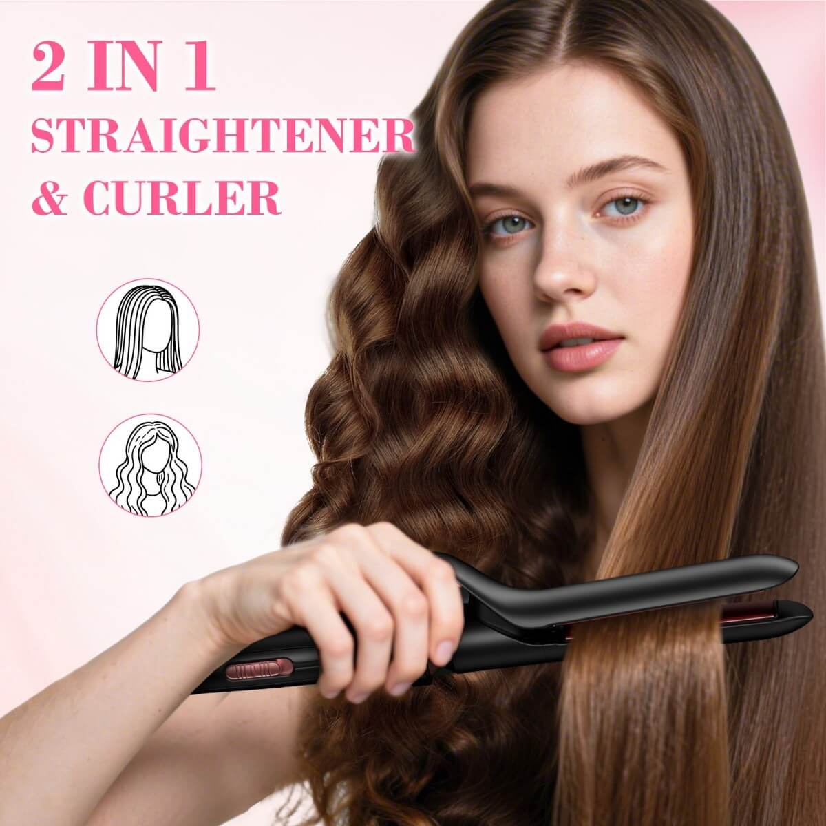 Ufree 7 - in - 1 Curling Iron Set with Thermal Brush - AMU-3166S-M311-SF