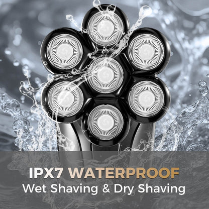 Ufree 7D Rotating Head Shaver IPX7 Waterproof Electric Razor - AMU-2688-Q311-SF