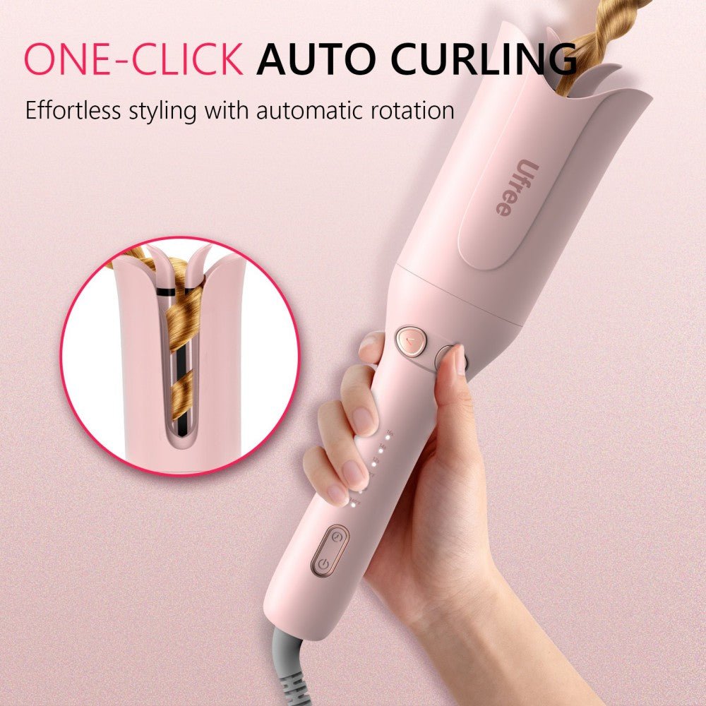 Ufree Automatic Curling Iron with 3 Temp &amp; Timers - AMU-9265-M311-SF