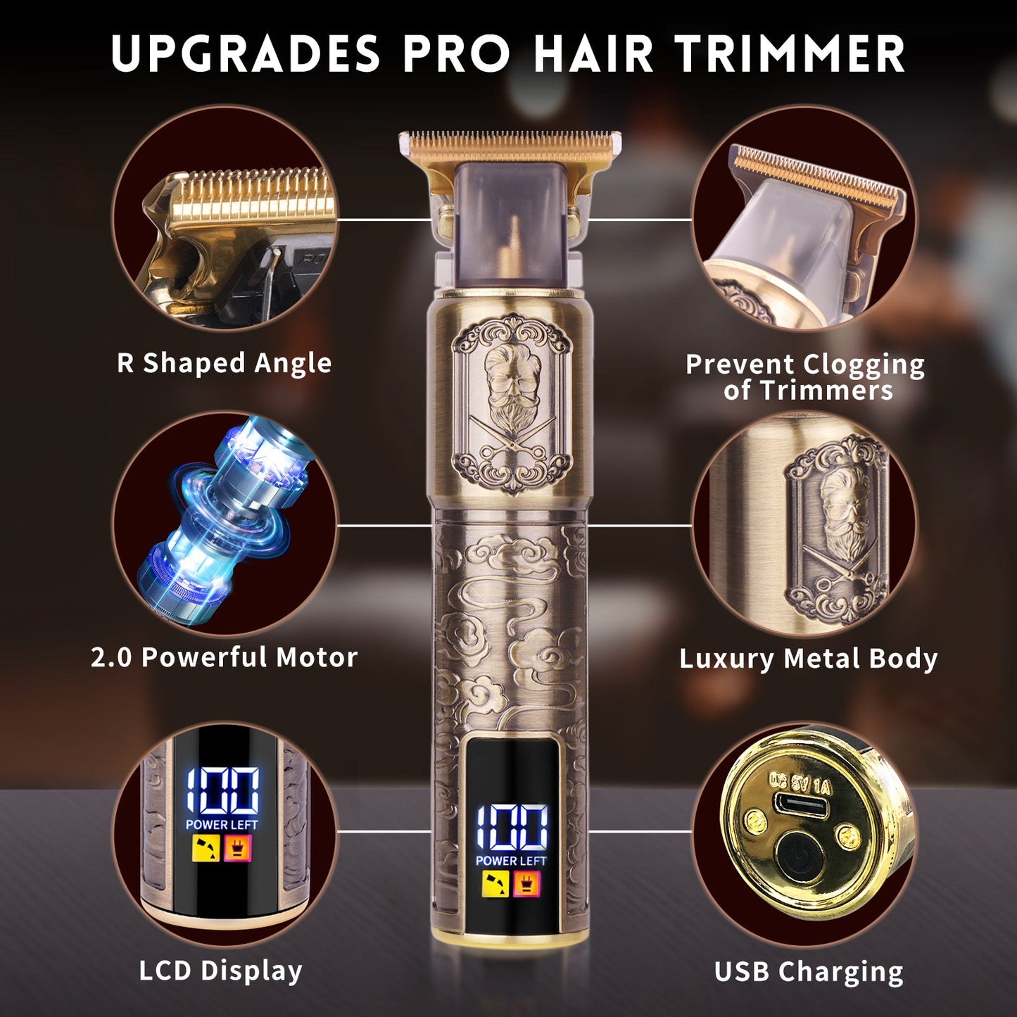 Ufree Beard Hair Trimmer Kit - U-1733-Q311-SF