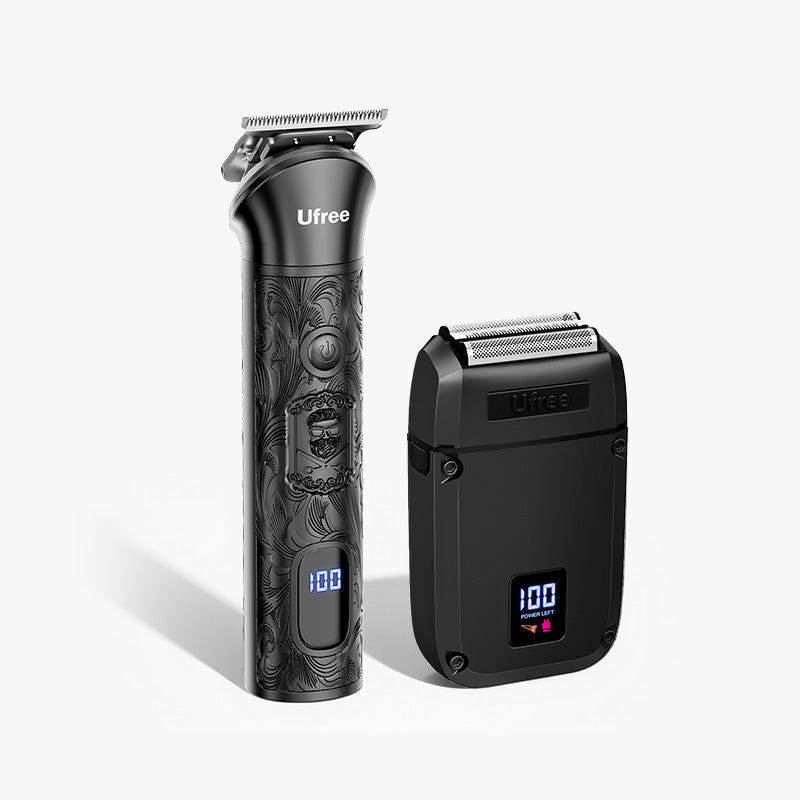 Ufree Beard Trimmer &amp; Electric Razor 2 - in - 1 Set - AMU-6118-Q311-SF