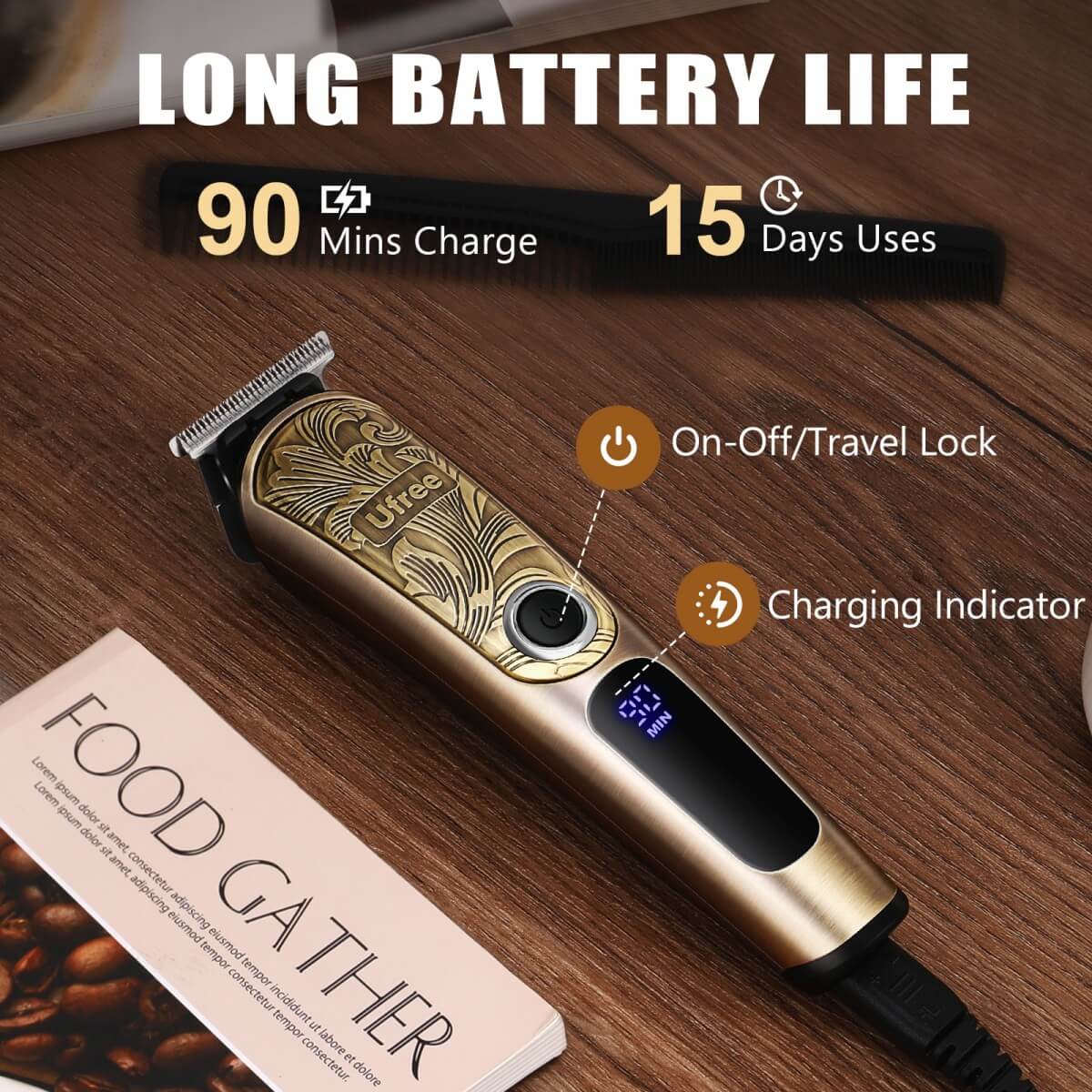 Ufree Beard Trimmer Electric Razor Shaver - U-2216-Q311-SF