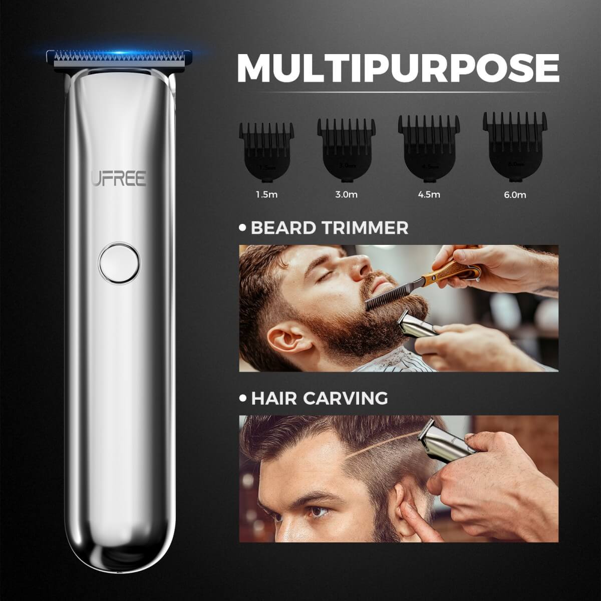 Ufree Beard Trimmer Foil Shaver Traval Set - AMU-6216-Q311-SF