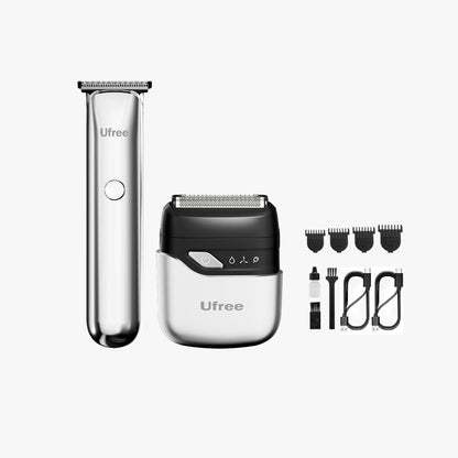 Ufree Beard Trimmer &amp; Foil Shaver Traval Set - AMU-6216-Q311-SF