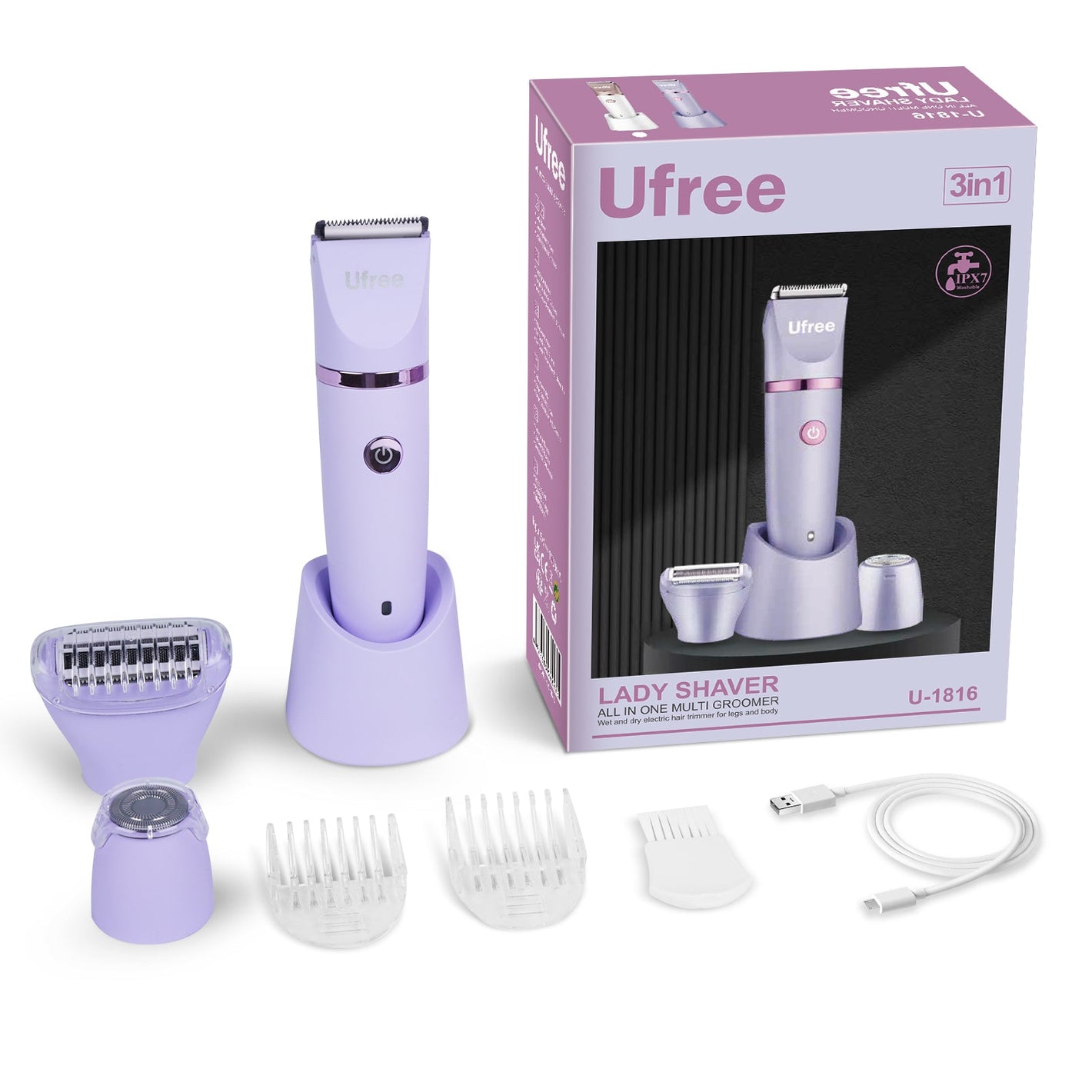 Ufree Bikini Trimmer Body Hair Trimmer - U-1816-Q321-MP