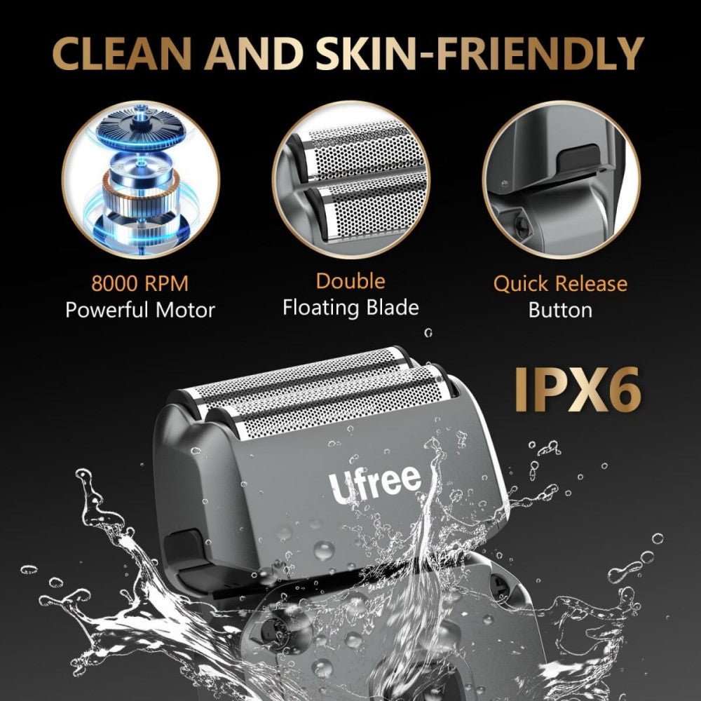 Ufree Cordless Barber Clippers and Trimmers Set for Hair Cutting and Grooming - AMU-6218-Q311-SF