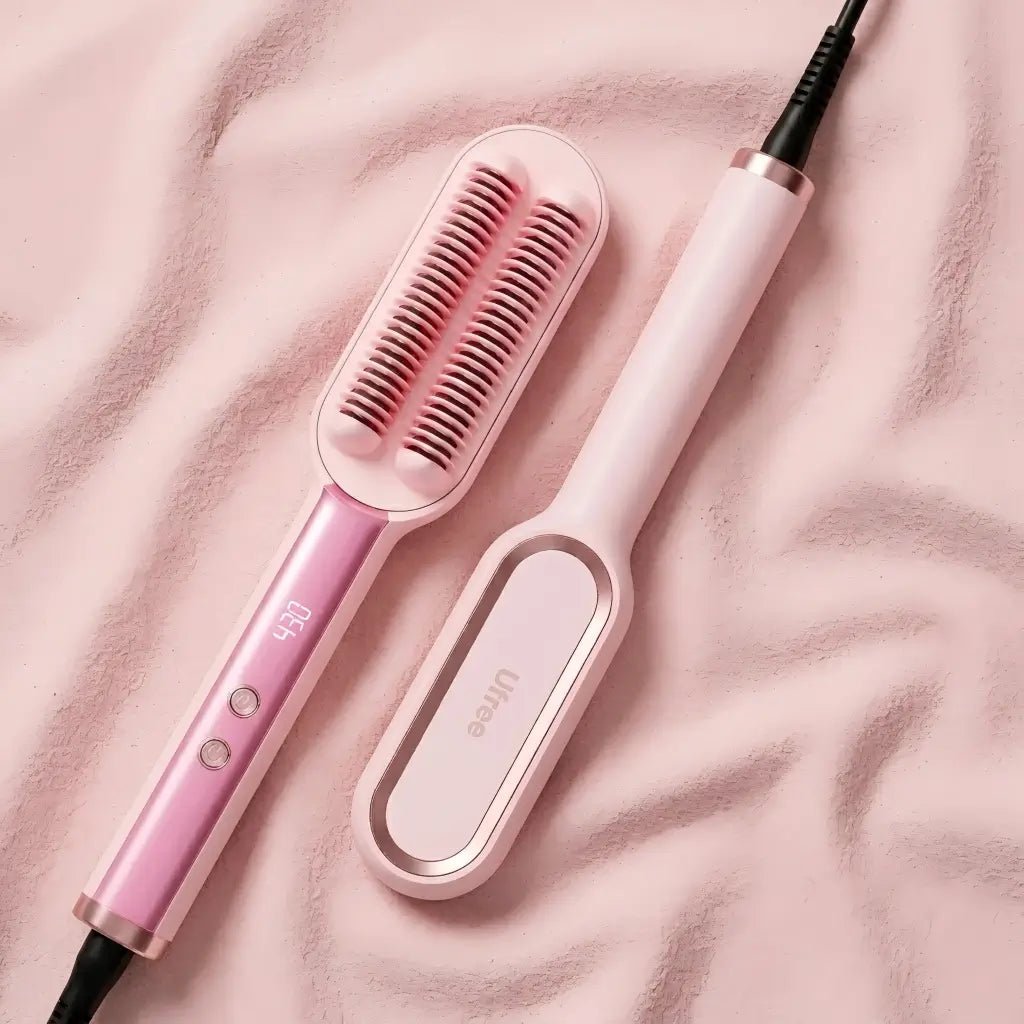 Ufree Double - Row Negative Ion Hair Straightener Brush - DTCUF-S106001