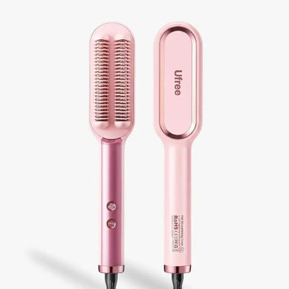Ufree Double-Row Negative Ion Hair Straightener Brush - DTCUF-S106001