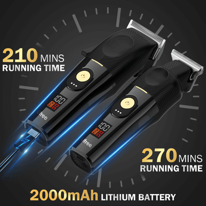 Ufree Electric Cordless Barber Clippers and Trimmers Set - AMU-863-Q311-SF