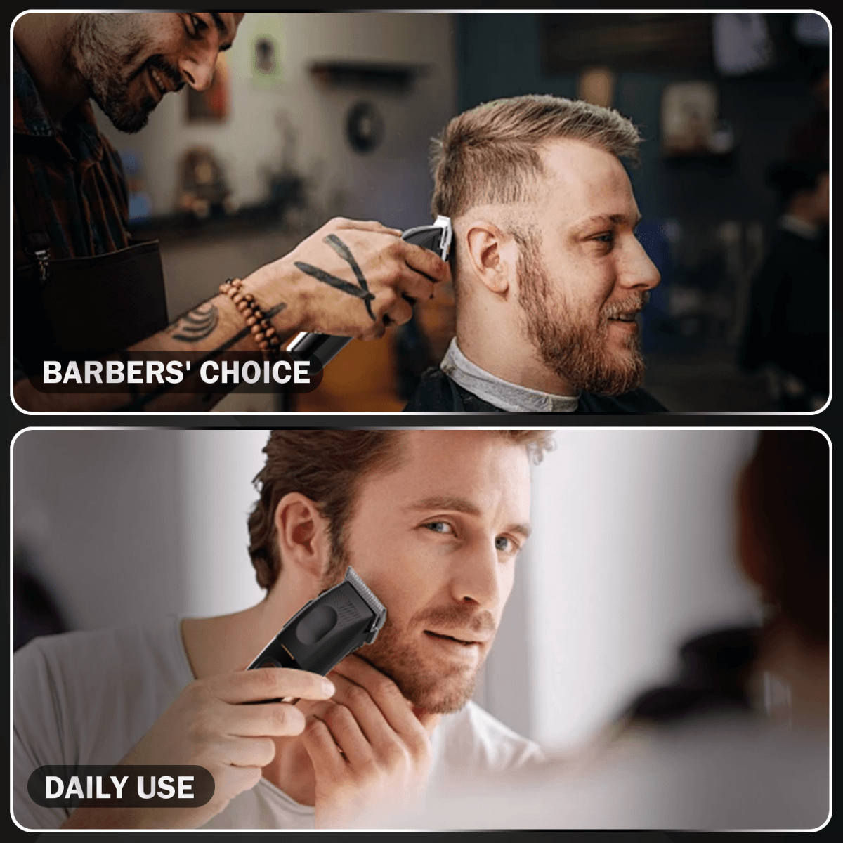 Ufree Electric Cordless Barber Clippers and Trimmers Set - AMU-863-Q311-SF