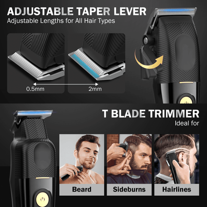 Ufree Electric Cordless Barber Clippers and Trimmers Set - AMU-863-Q311-SF