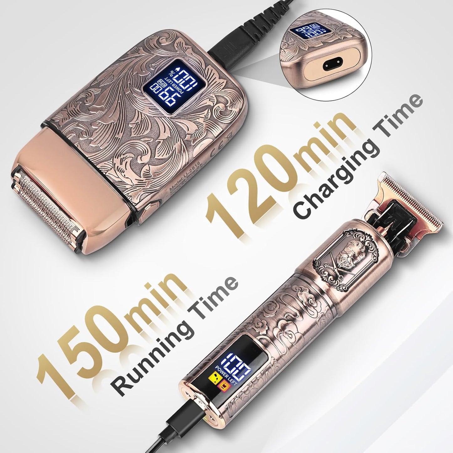 Ufree Foil Shaver Beard Trimmer Set - AMU-1668-Q311-1-SF