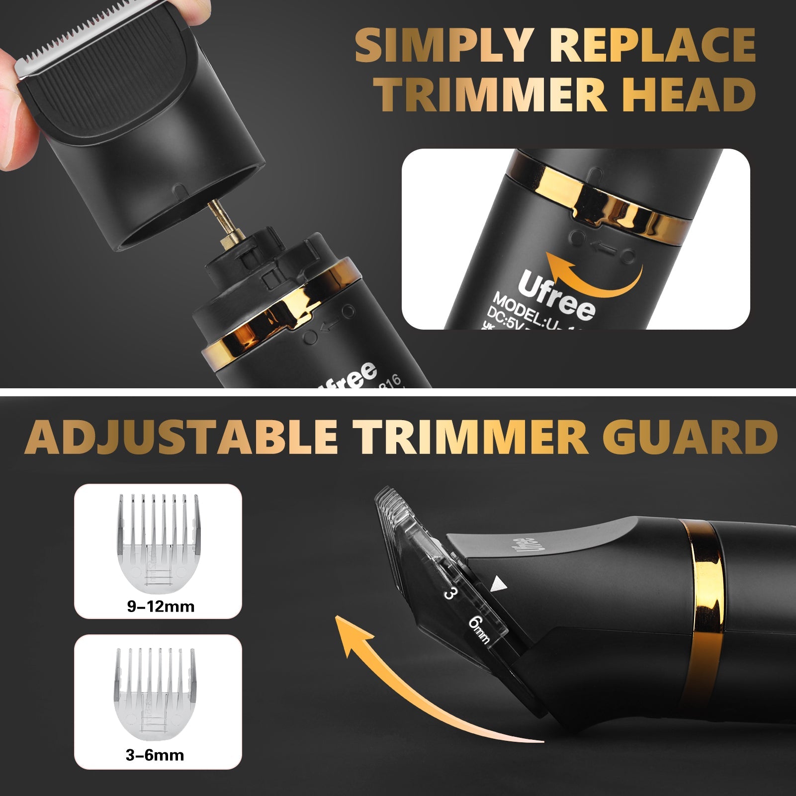 Ufree Hair Body Groin Trimmer - U-1816-Q331-MP