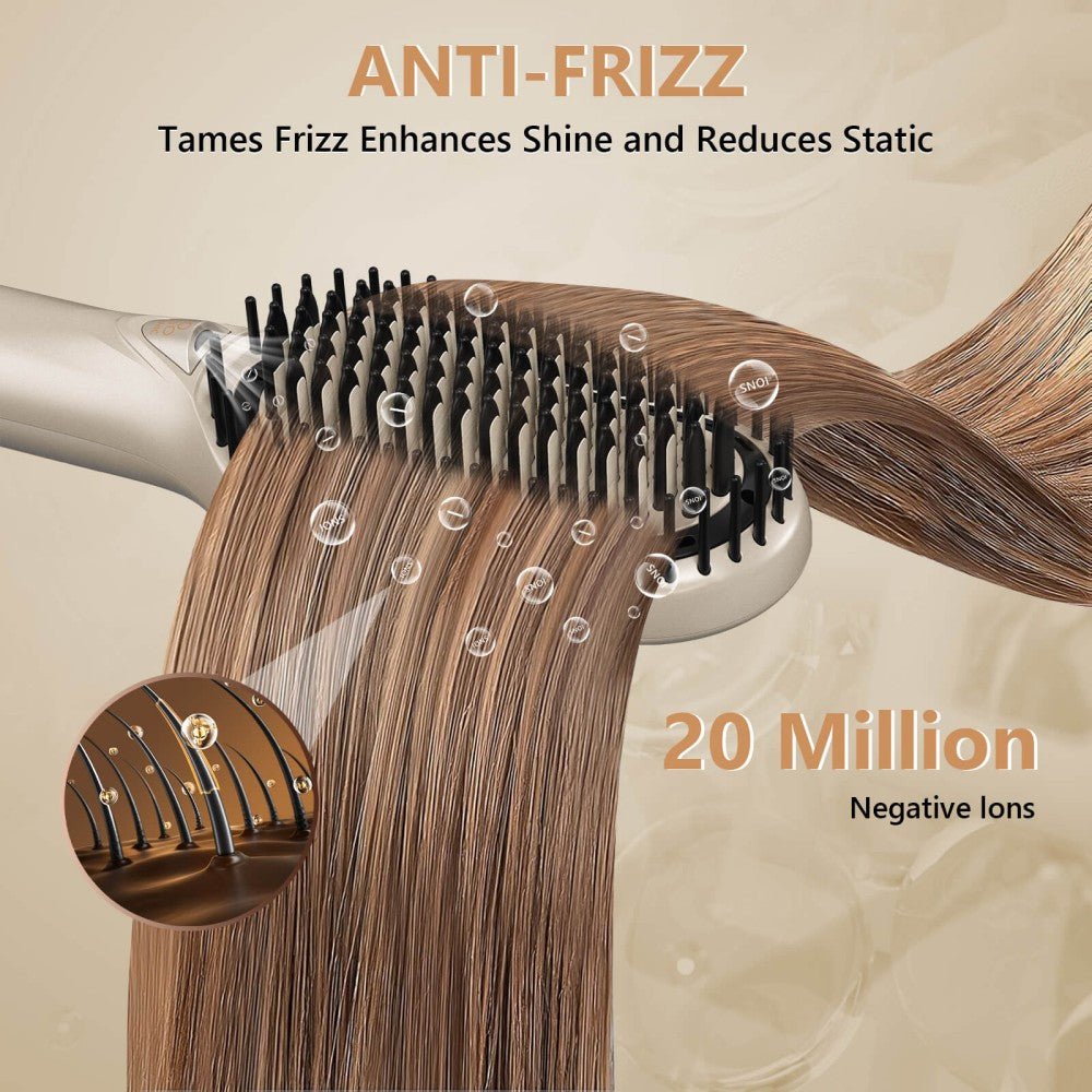 Ufree Upgraded Hair Straightener5 Temps Straightening Brush - AMU-9288-M311-SF